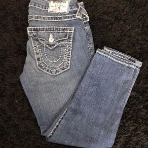 True Religion Cropped Jeans
